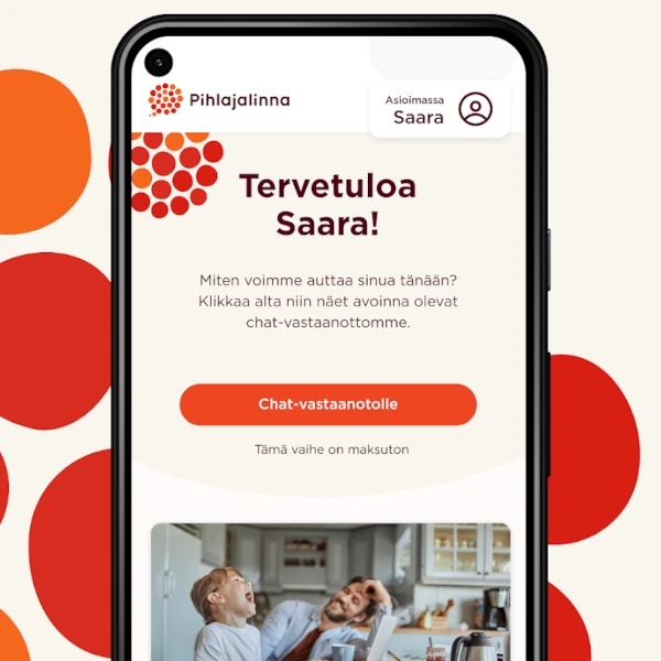 Terveyssovellus Screenshot